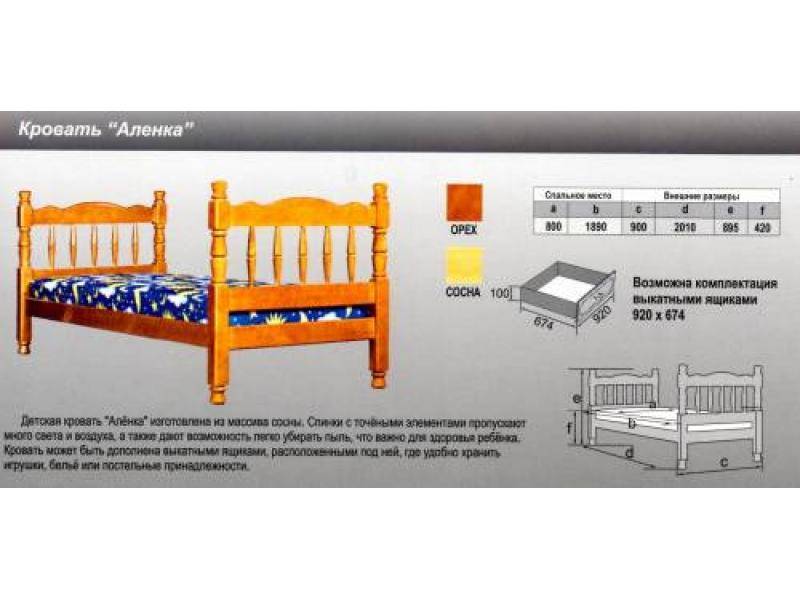 кровать аленка в Красноярске
