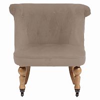 кресло amelie french country chair бежевое в Красноярске