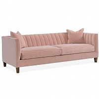 диван penelope sofa прямой розовый в Красноярске