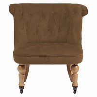 кресло amelie french country chair коричневое в Красноярске