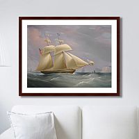 картина: the topsail schooner, 1838г. в Красноярске