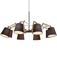 подвесная люстра arte lamp pinoccio a5700lm-8bk в Красноярске