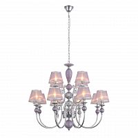 подвесная люстра st luce lilium sl175.103.12 розовая в Красноярске