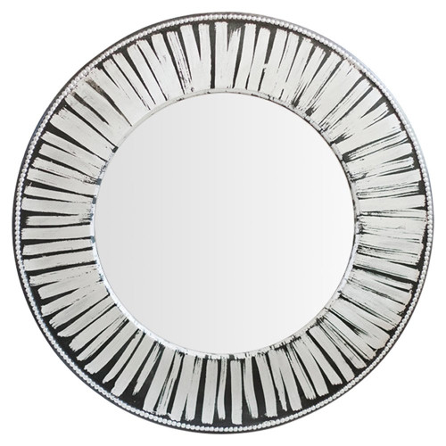 зеркало круглое в полосатой раме philippe в Красноярске
