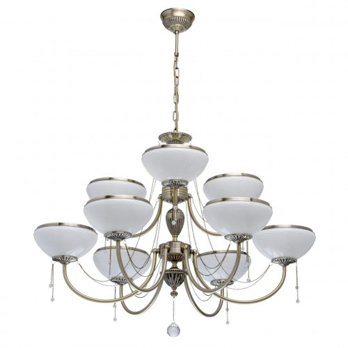 подвесная люстра mw-light фелиция 347019309 белая в Красноярске