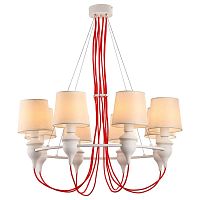 подвесная люстра arte lamp sergio a3325lm-8wh в Красноярске