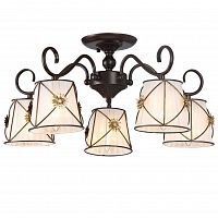 потолочная люстра arte lamp 72 a5495pl-5br в Красноярске