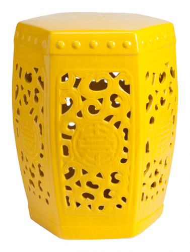 керамический столик-табурет design stool yellow в Красноярске