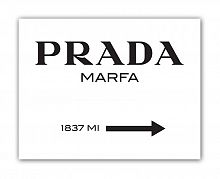 постер prada marfa а4 в Красноярске