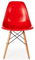 стул классический dsw красный (eames style) в Красноярске