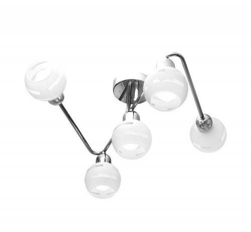 потолочная люстра idlamp agostina 361/5a-whitechrome в Красноярске