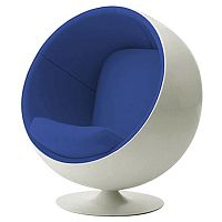 детское кресло eero ball chair бело-синее в Красноярске