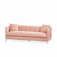 диван casper sofa прямой розовый в Красноярске