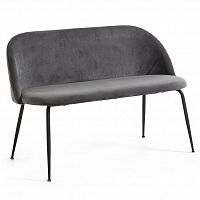 диван mystere двухместный серый от la forma (ex julia grup) в Красноярске