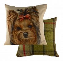 подушка с принтом waggydogs yorkie в Красноярске