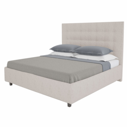 кровать двуспальная 160х200 серая royal black в Красноярске