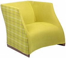 кресло vivienne armchair yellow checkerboard в Красноярске