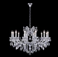 подвесная люстра crystal lux hollywood sp12 chrome в Красноярске