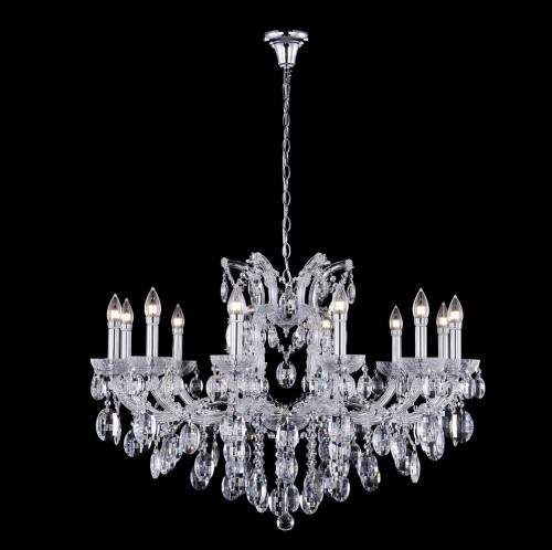 подвесная люстра crystal lux hollywood sp12 chrome в Красноярске