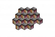 ковер parquet hexagon orange 305x188 от gan в Красноярске