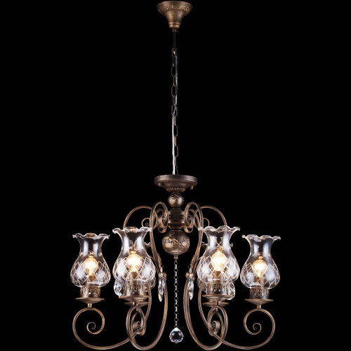 подвесная люстра arte lamp palermo a2053lm-6br в Красноярске