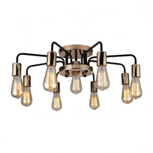 потолочная люстра arte lamp a6001pl-9bk в Красноярске