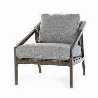 кресло earl chair серое в Красноярске