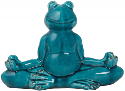 декор frog blue meditation в Красноярске