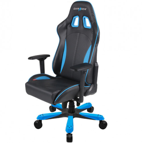 кресло геймерское dxracer king ks57 черно-синее в Красноярске