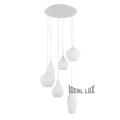 подвесная люстра ideal lux soft sp6 bianco в Красноярске