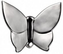 декоративная бабочка butterfly 12х14х5 (серебристая) в Красноярске