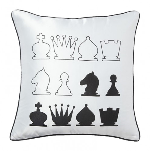 подушка с шахматами chess white в Красноярске