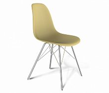 стул dsr бежевый s37 (eames style) в Красноярске