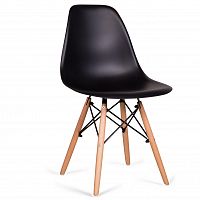 стул деревянный pc-015 черный (eames style) в Красноярске