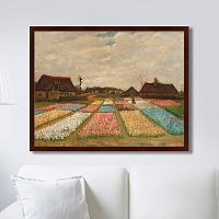 картина: flower beds in holland, 1883г. в Красноярске