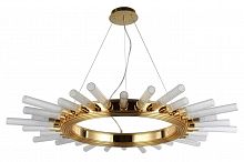 подвесная люстра crystal lux fair sp15 gold d1000 золото в Красноярске