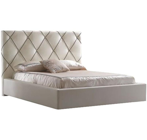 кровать двуспальная 160х200 бежевая kalibry в Красноярске