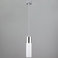 подвесной светильник eurosvet double topper 50135/1 led хром/белый в Красноярске