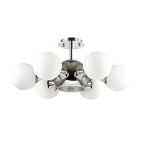 потолочная люстра odeon light miolla 3972/7c белая в Красноярске