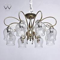 потолочная люстра mw-light моника 372011808 бронза в Красноярске