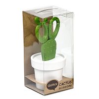 ножницы cactus с держателем, белые с зеленым в Красноярске