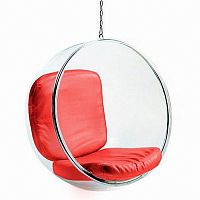 кресло bubble chair красное в Красноярске