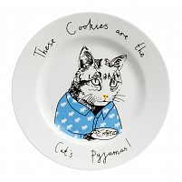 тарелка these cookies are the cat's pyjamas в Красноярске