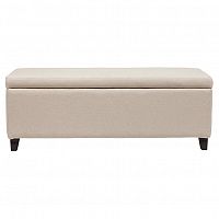 оттоманка dean upholstered storag бежевая в Красноярске