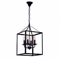 дизайнерская подвесная люстра spot light cage 9810404 черная в Красноярске