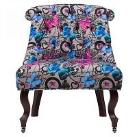 кресло мягкое amelie french country chair бабочки в Красноярске