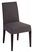 стул aylso dining chair кожа тёмно-серая в Красноярске