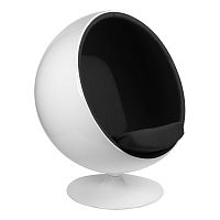 кресло eero aarnio style ball chair черное в Красноярске