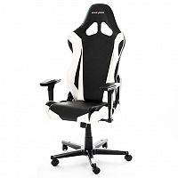 кресло геймерское dxracer racing черно-белое в Красноярске