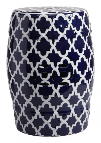 керамический столик-табурет istanbul stool dark blue в Красноярске